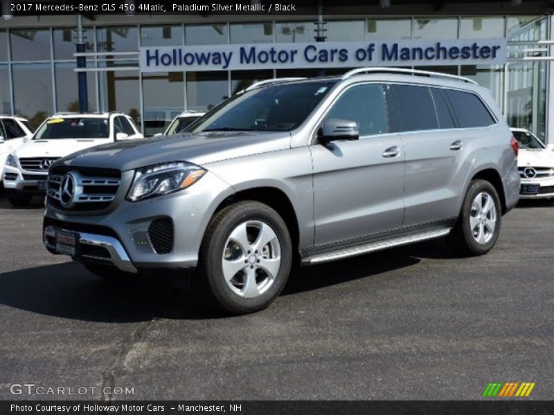 Paladium Silver Metallic / Black 2017 Mercedes-Benz GLS 450 4Matic