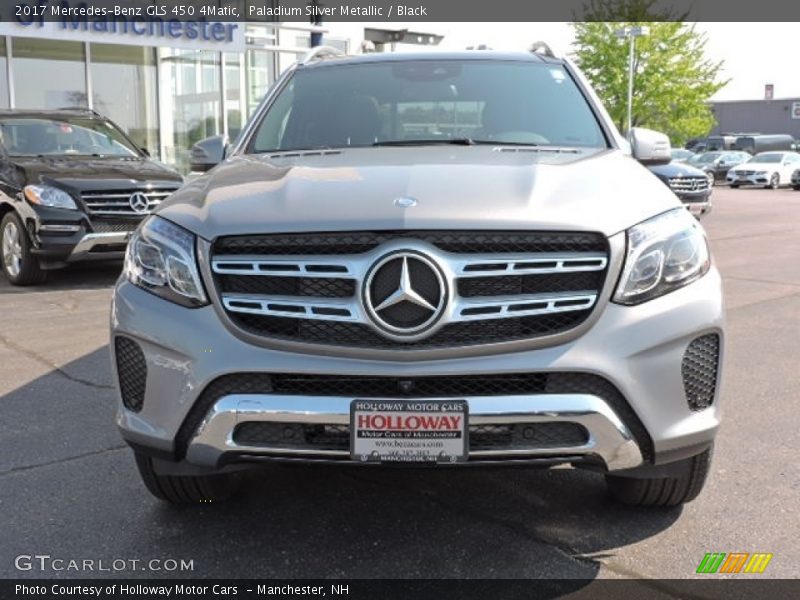 Paladium Silver Metallic / Black 2017 Mercedes-Benz GLS 450 4Matic