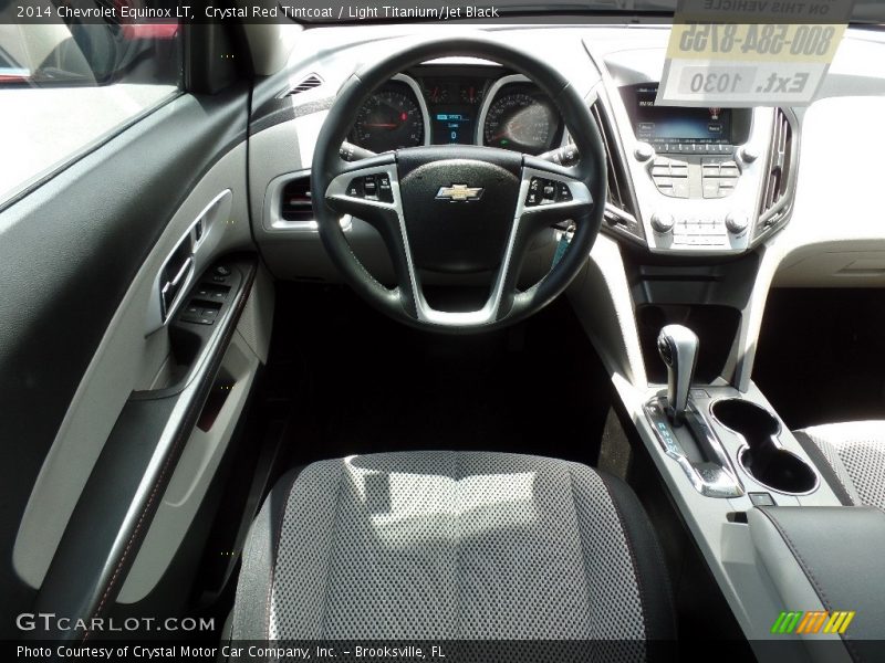 Crystal Red Tintcoat / Light Titanium/Jet Black 2014 Chevrolet Equinox LT