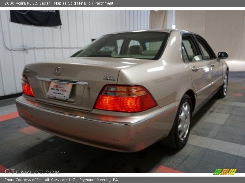 Naples Gold Metallic / Parchment 2000 Acura RL 3.5 Sedan