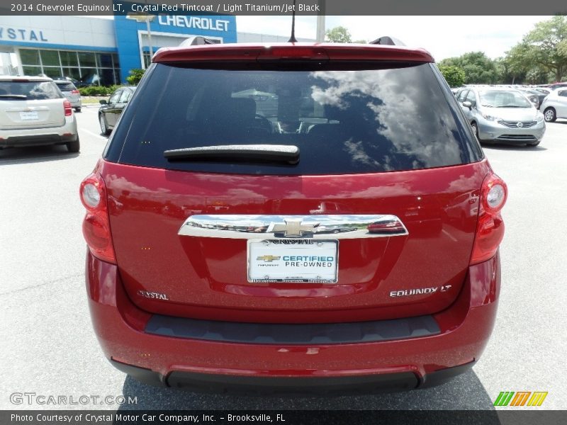 Crystal Red Tintcoat / Light Titanium/Jet Black 2014 Chevrolet Equinox LT