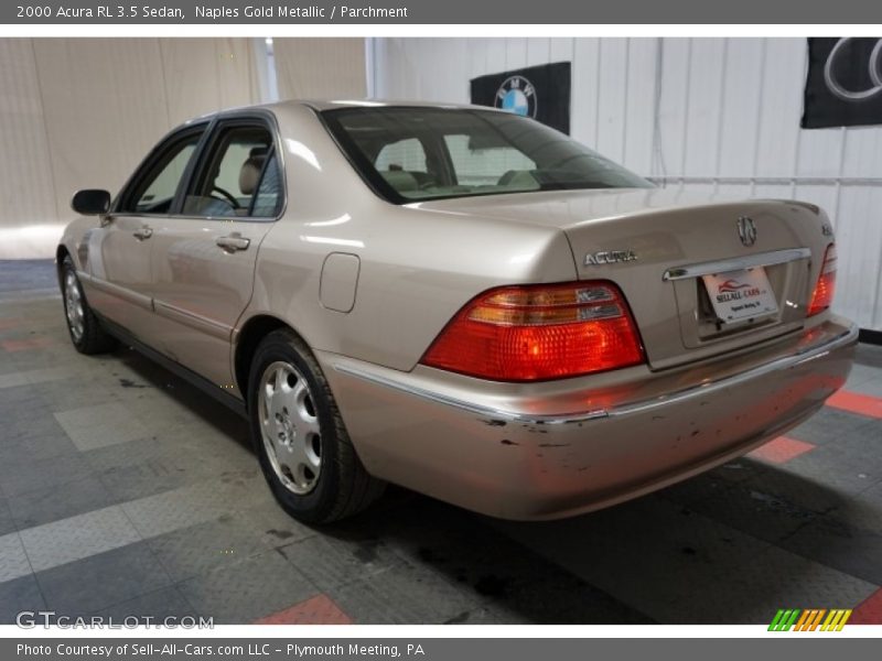Naples Gold Metallic / Parchment 2000 Acura RL 3.5 Sedan