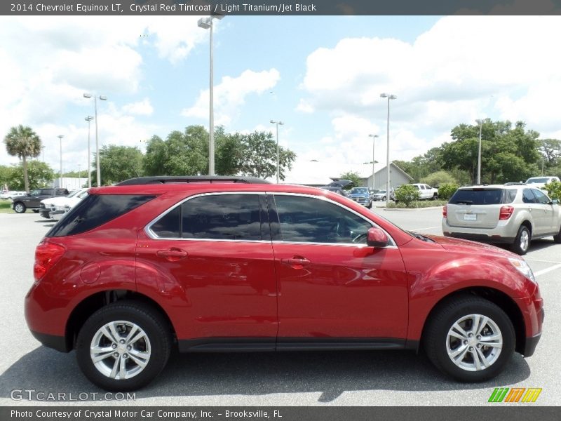 Crystal Red Tintcoat / Light Titanium/Jet Black 2014 Chevrolet Equinox LT