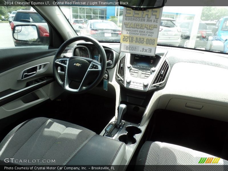 Crystal Red Tintcoat / Light Titanium/Jet Black 2014 Chevrolet Equinox LT