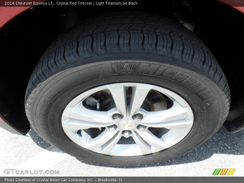 Crystal Red Tintcoat / Light Titanium/Jet Black 2014 Chevrolet Equinox LT