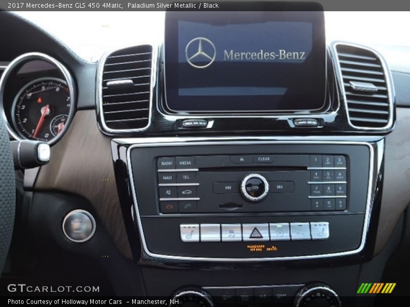 Paladium Silver Metallic / Black 2017 Mercedes-Benz GLS 450 4Matic