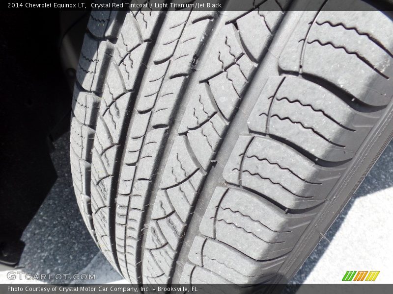 Crystal Red Tintcoat / Light Titanium/Jet Black 2014 Chevrolet Equinox LT