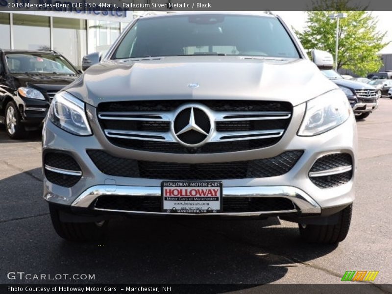 Palladium Silver Metallic / Black 2016 Mercedes-Benz GLE 350 4Matic