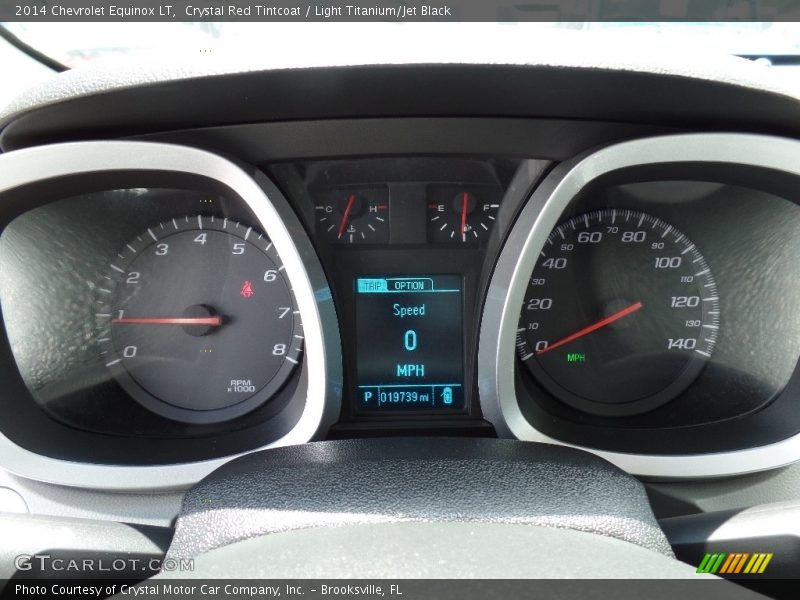 Crystal Red Tintcoat / Light Titanium/Jet Black 2014 Chevrolet Equinox LT