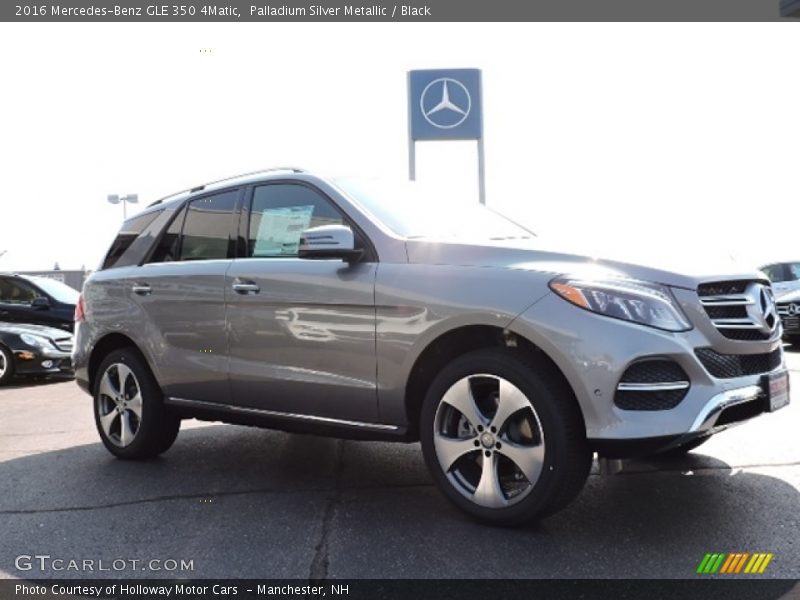 Palladium Silver Metallic / Black 2016 Mercedes-Benz GLE 350 4Matic