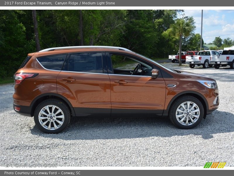 Canyon Ridge / Medium Light Stone 2017 Ford Escape Titanium