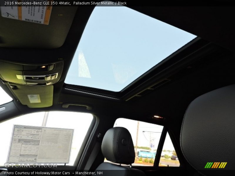 Palladium Silver Metallic / Black 2016 Mercedes-Benz GLE 350 4Matic