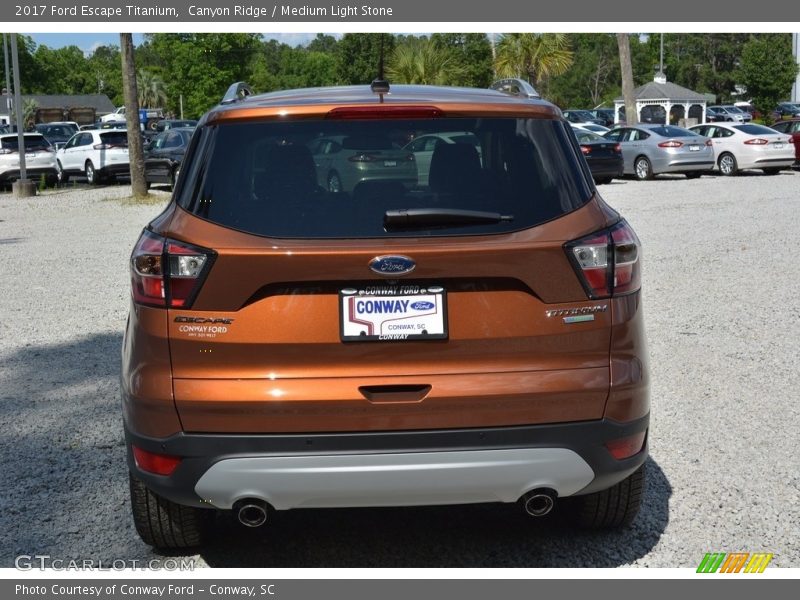 Canyon Ridge / Medium Light Stone 2017 Ford Escape Titanium
