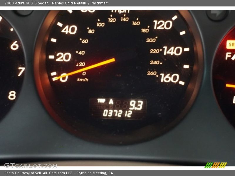 Naples Gold Metallic / Parchment 2000 Acura RL 3.5 Sedan