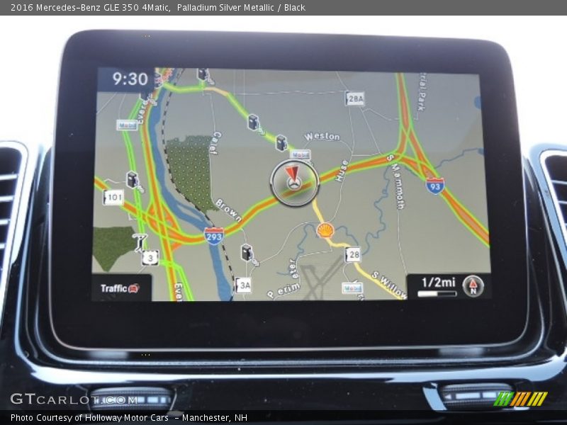 Palladium Silver Metallic / Black 2016 Mercedes-Benz GLE 350 4Matic