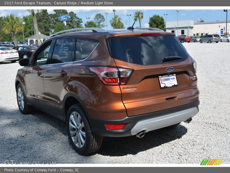 Canyon Ridge / Medium Light Stone 2017 Ford Escape Titanium