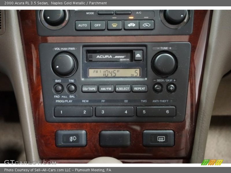Naples Gold Metallic / Parchment 2000 Acura RL 3.5 Sedan