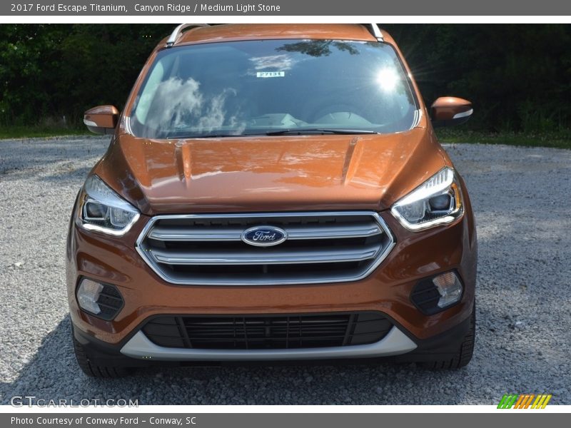 Canyon Ridge / Medium Light Stone 2017 Ford Escape Titanium