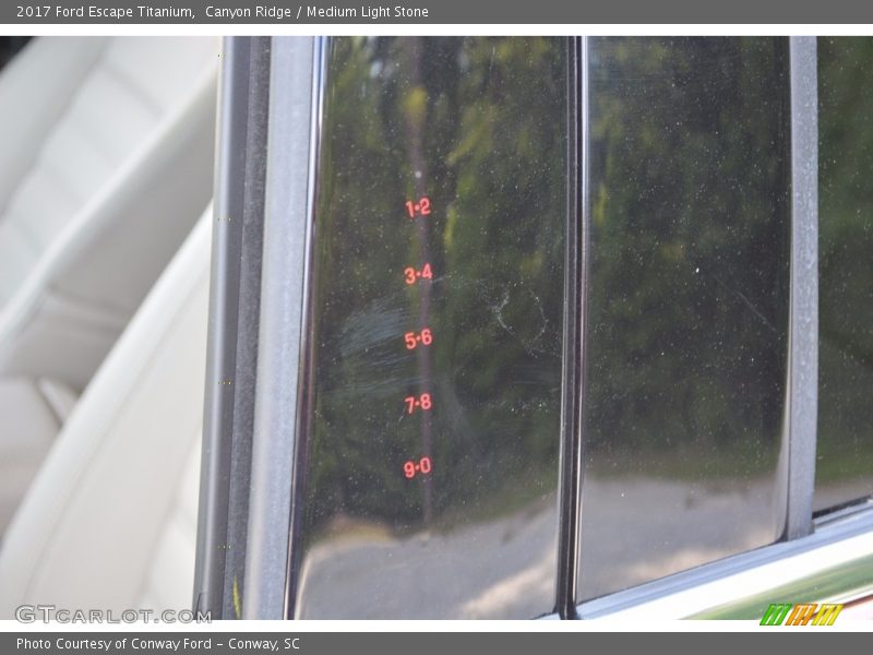 Canyon Ridge / Medium Light Stone 2017 Ford Escape Titanium