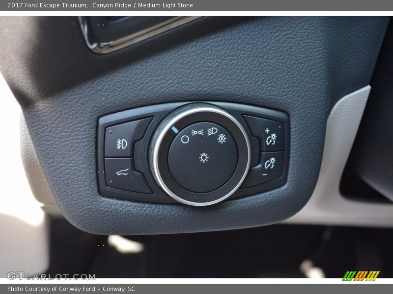 Canyon Ridge / Medium Light Stone 2017 Ford Escape Titanium