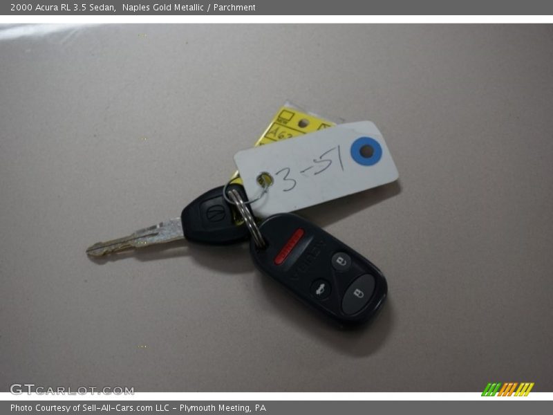 Naples Gold Metallic / Parchment 2000 Acura RL 3.5 Sedan