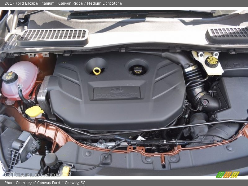 Canyon Ridge / Medium Light Stone 2017 Ford Escape Titanium