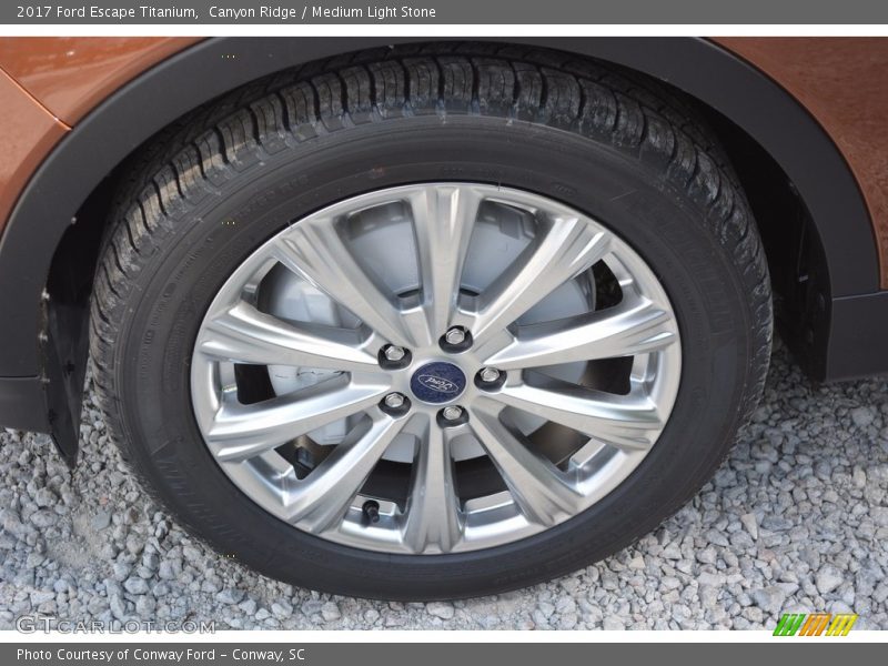 Canyon Ridge / Medium Light Stone 2017 Ford Escape Titanium