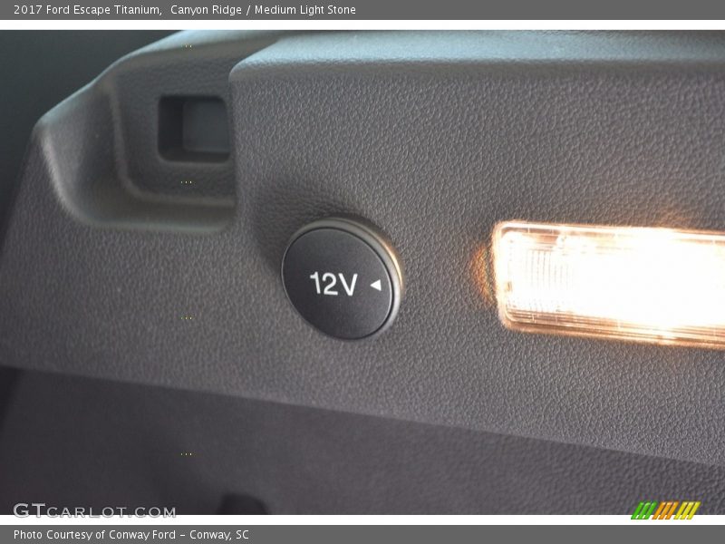 Canyon Ridge / Medium Light Stone 2017 Ford Escape Titanium