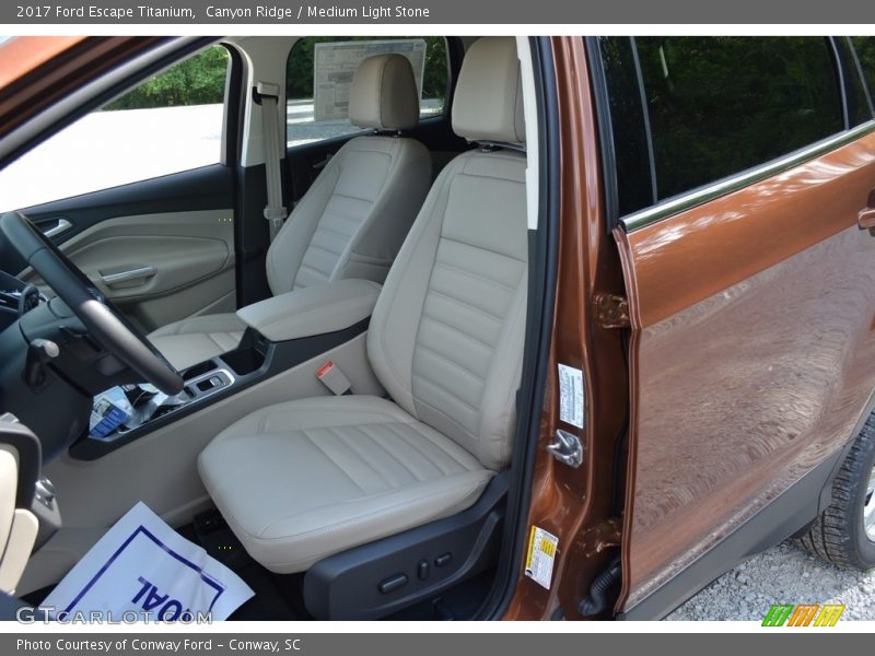 Canyon Ridge / Medium Light Stone 2017 Ford Escape Titanium