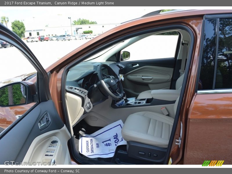 Canyon Ridge / Medium Light Stone 2017 Ford Escape Titanium