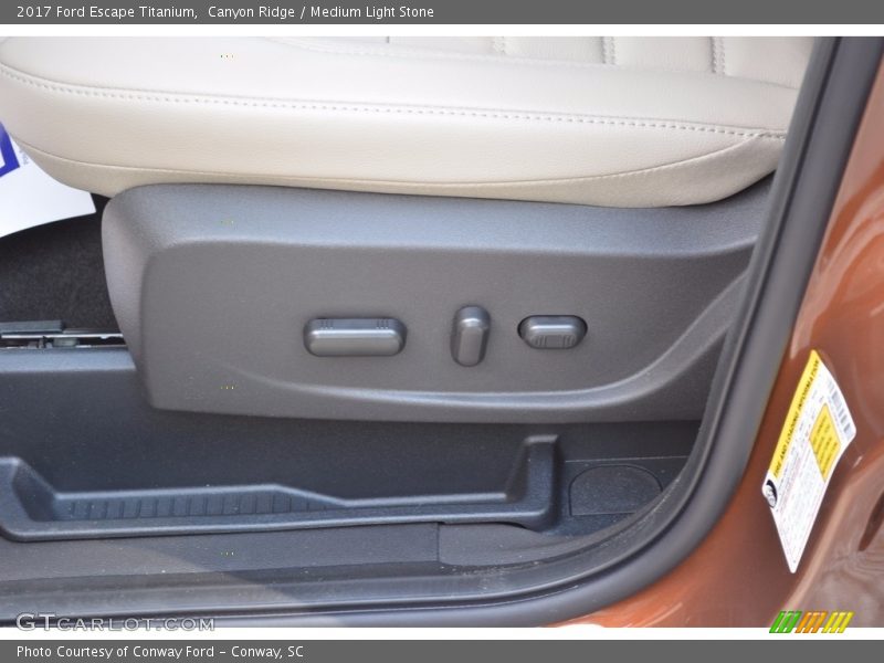 Canyon Ridge / Medium Light Stone 2017 Ford Escape Titanium