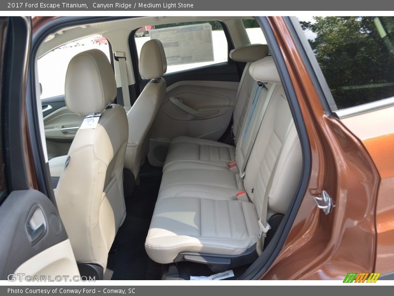 Canyon Ridge / Medium Light Stone 2017 Ford Escape Titanium