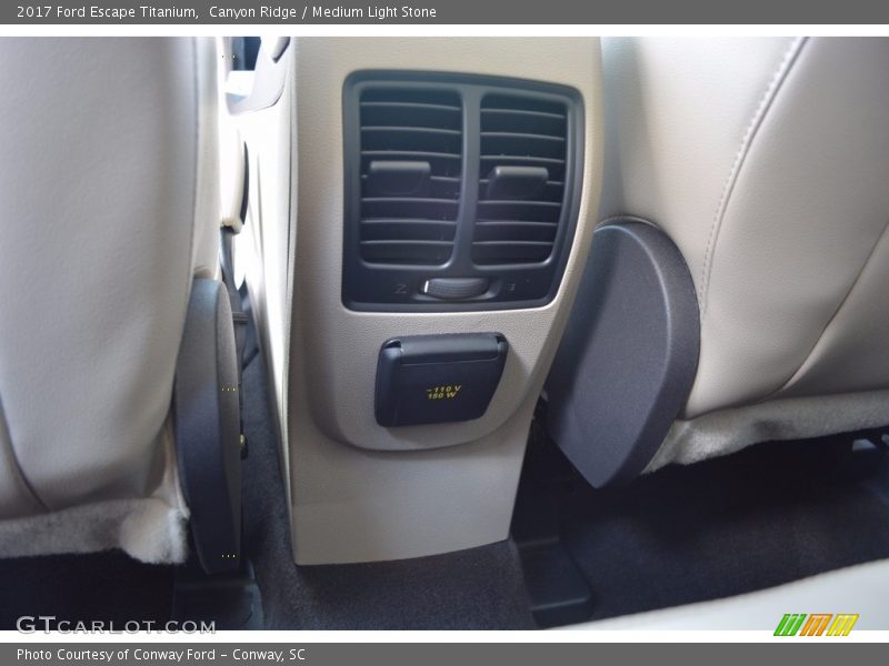 Canyon Ridge / Medium Light Stone 2017 Ford Escape Titanium