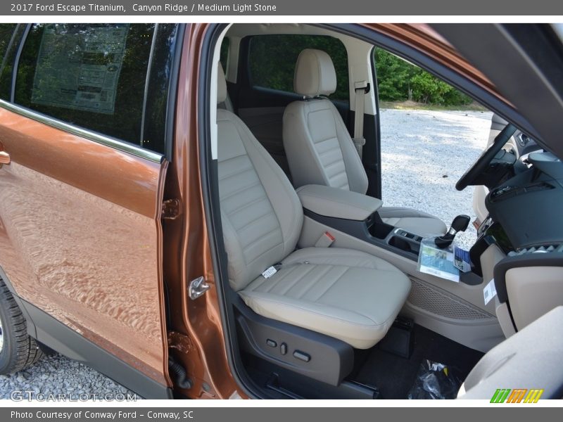 Canyon Ridge / Medium Light Stone 2017 Ford Escape Titanium