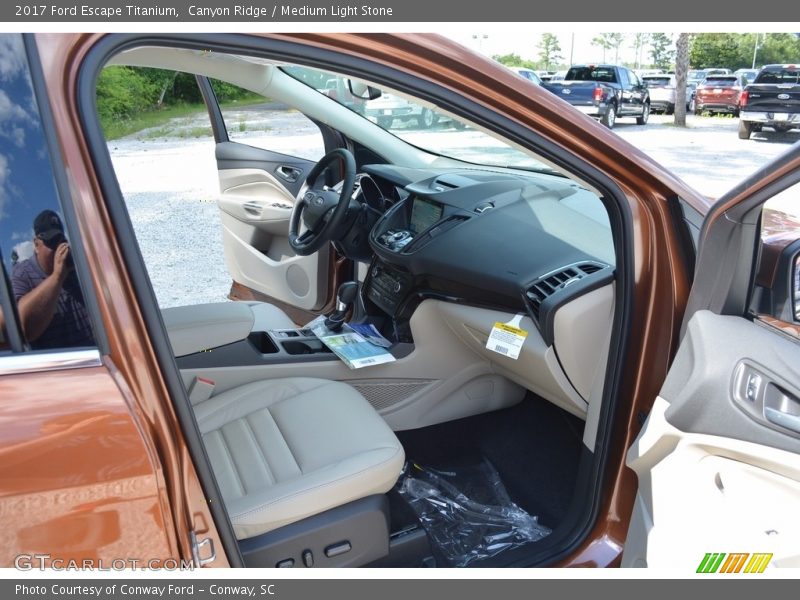 Canyon Ridge / Medium Light Stone 2017 Ford Escape Titanium