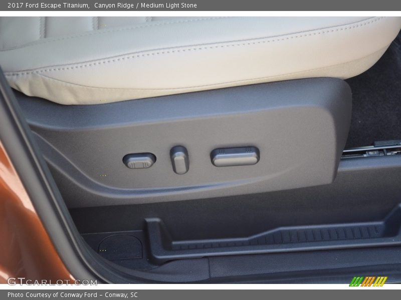 Canyon Ridge / Medium Light Stone 2017 Ford Escape Titanium