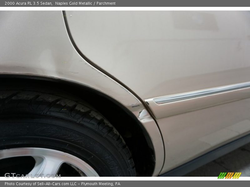 Naples Gold Metallic / Parchment 2000 Acura RL 3.5 Sedan