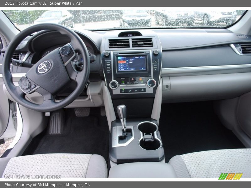 Super White / Ash 2013 Toyota Camry LE