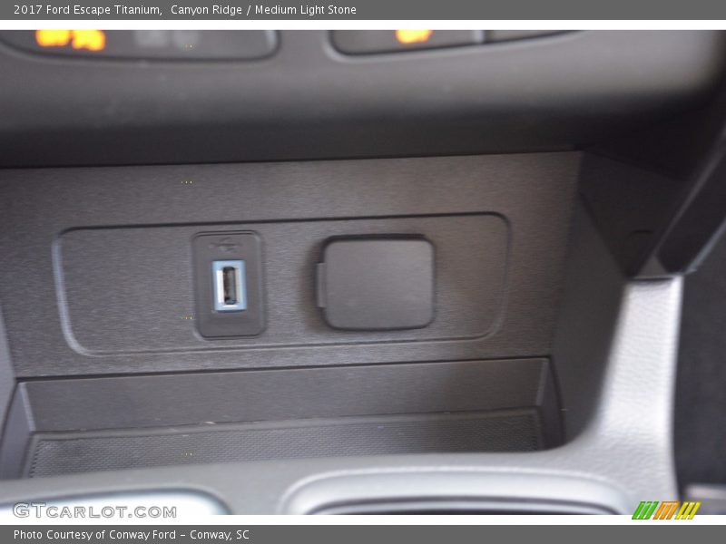 Canyon Ridge / Medium Light Stone 2017 Ford Escape Titanium