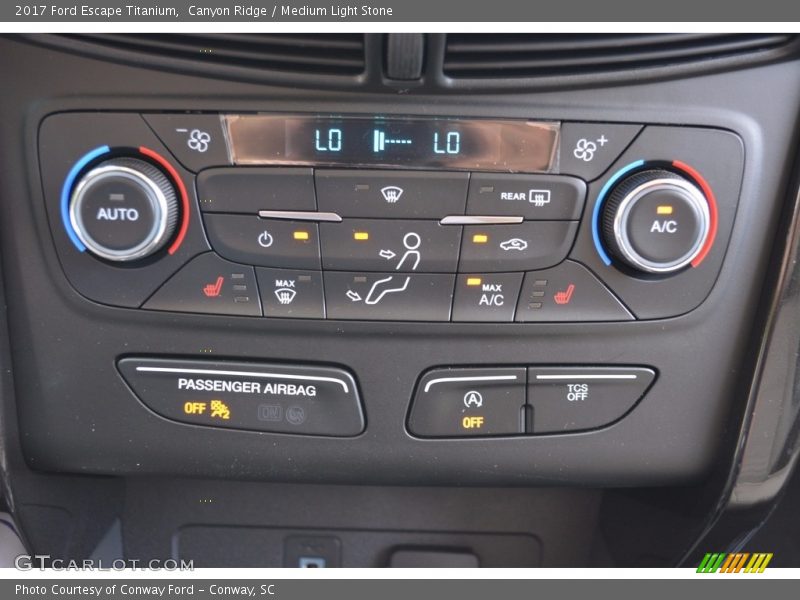 Canyon Ridge / Medium Light Stone 2017 Ford Escape Titanium