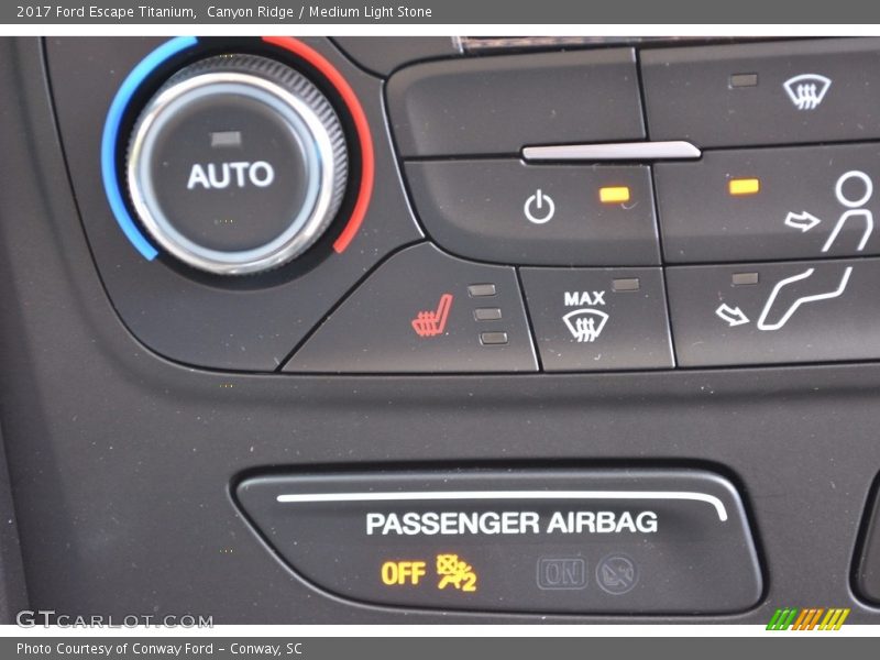 Canyon Ridge / Medium Light Stone 2017 Ford Escape Titanium