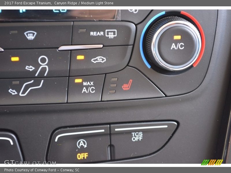 Canyon Ridge / Medium Light Stone 2017 Ford Escape Titanium