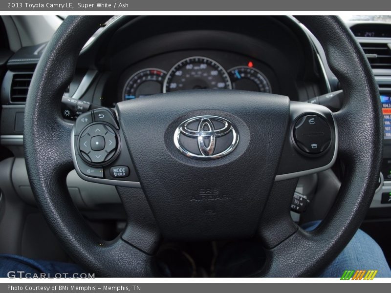Super White / Ash 2013 Toyota Camry LE