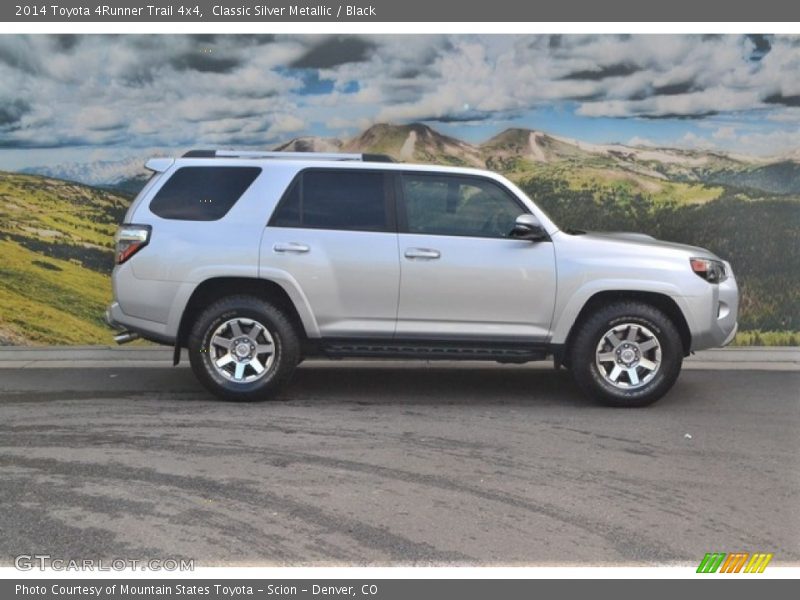 Classic Silver Metallic / Black 2014 Toyota 4Runner Trail 4x4