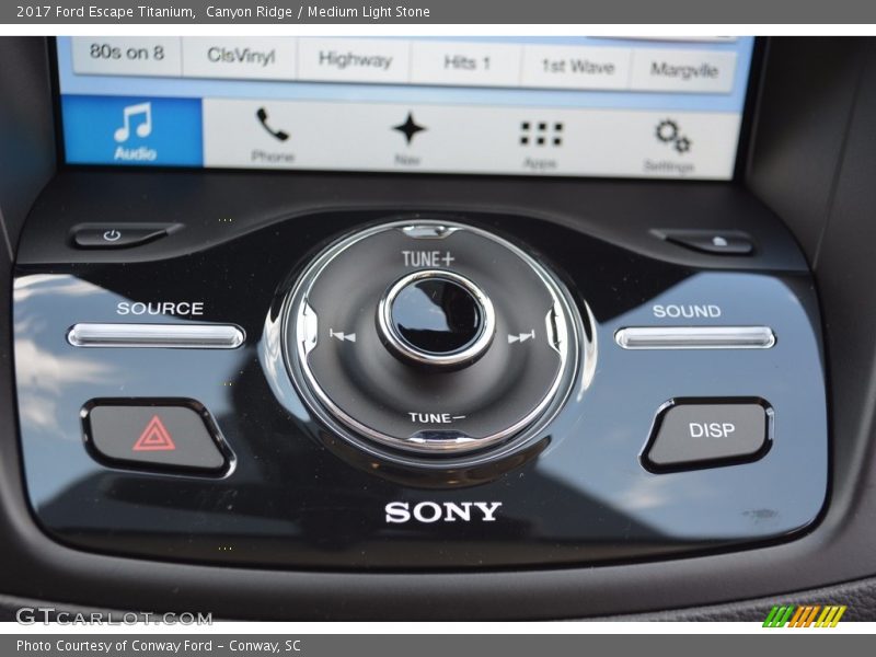 Canyon Ridge / Medium Light Stone 2017 Ford Escape Titanium