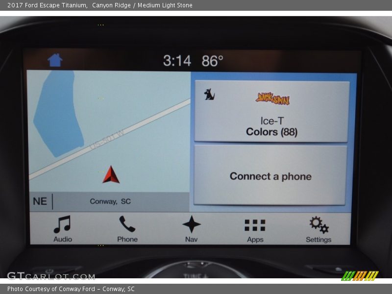 Canyon Ridge / Medium Light Stone 2017 Ford Escape Titanium