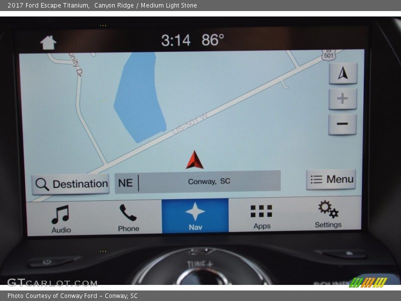 Canyon Ridge / Medium Light Stone 2017 Ford Escape Titanium