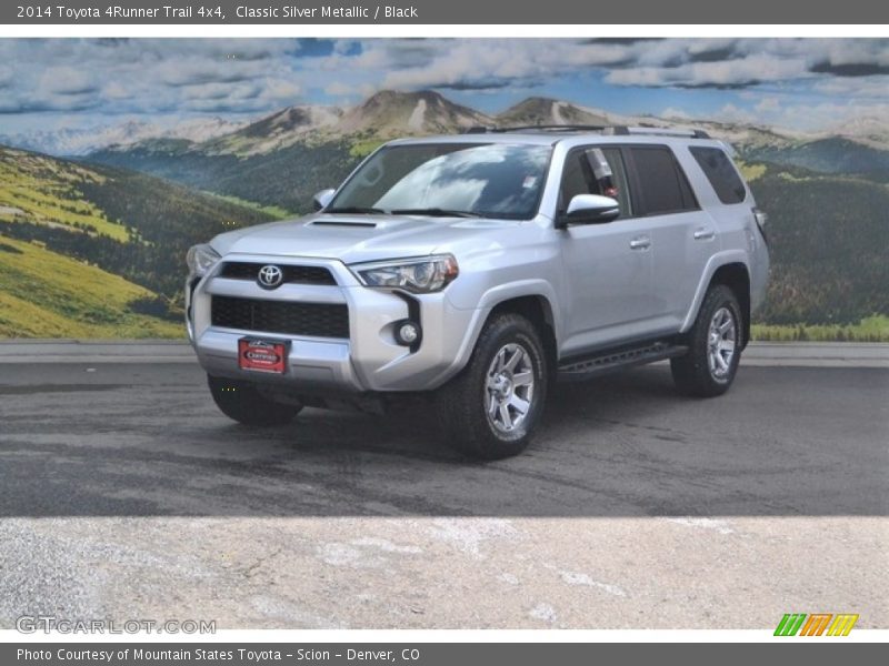 Classic Silver Metallic / Black 2014 Toyota 4Runner Trail 4x4