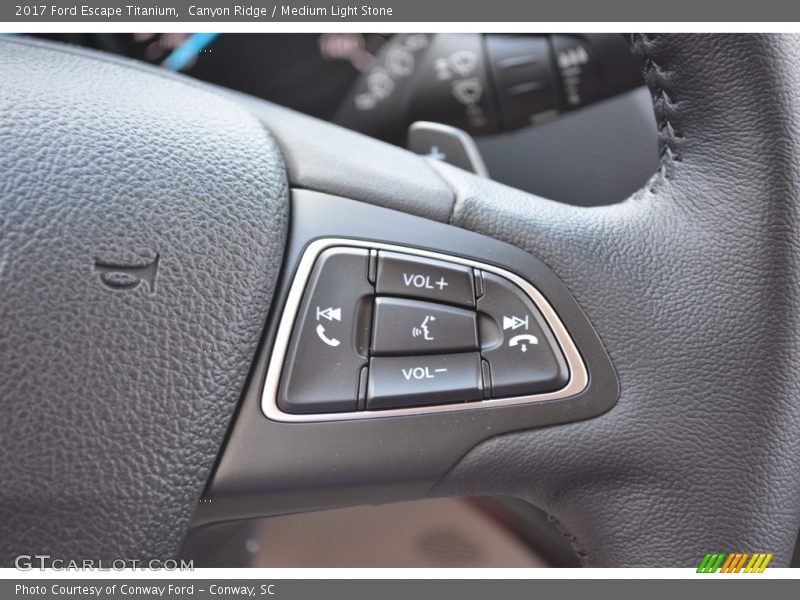 Canyon Ridge / Medium Light Stone 2017 Ford Escape Titanium