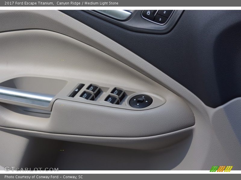 Canyon Ridge / Medium Light Stone 2017 Ford Escape Titanium